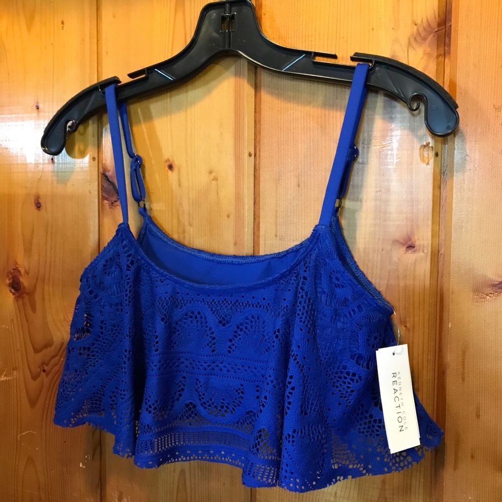 Kenneth Cole Reaction new blue swim top - Picture 2 of 6